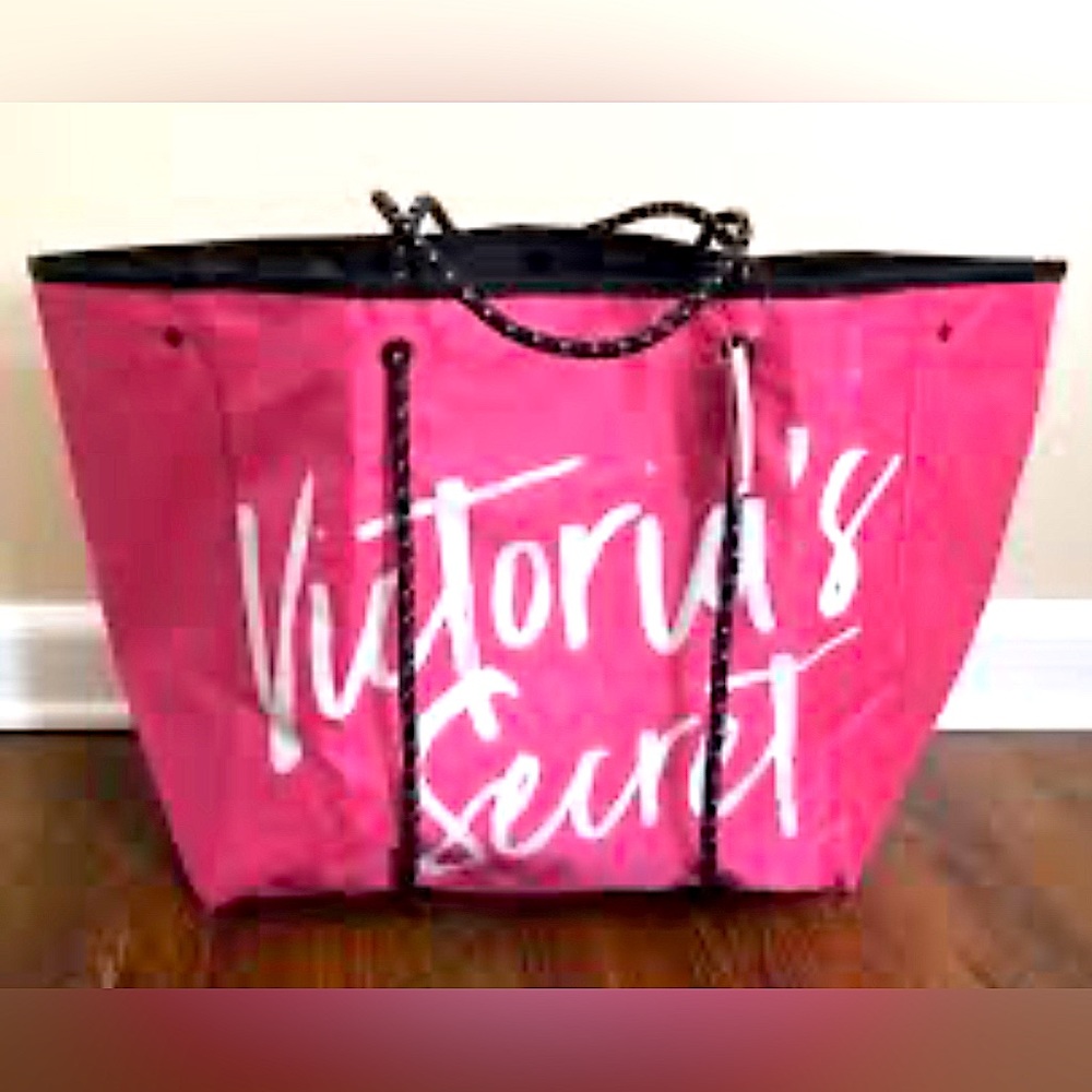 Victoria's Secret Wicked Caryall Tote Large Shoulder Bag Hot Pink -New with Tags